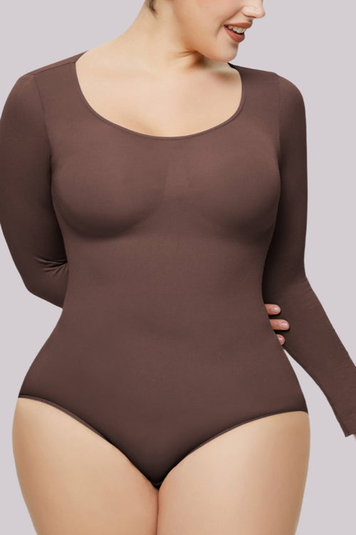 Konforella Kehribar – Uzun Kollu Şekillendirici Body