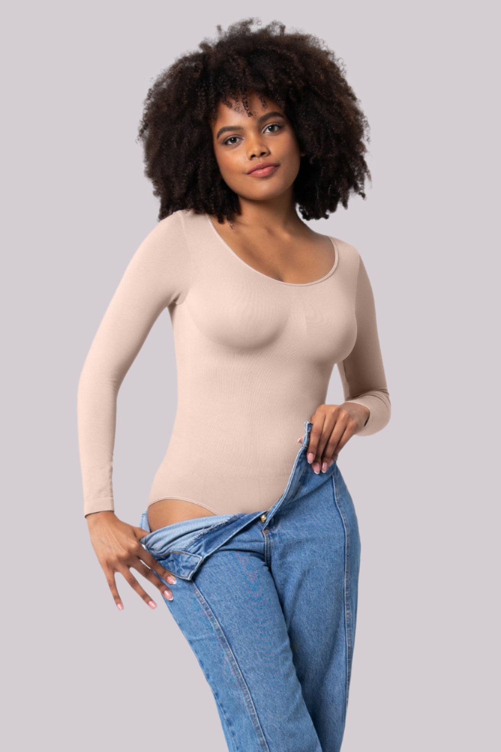Konforella Amber - Premium Uzun Kollu Body