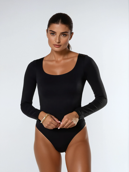 Konforella Sophia - Uzun Kollu Zarif Body