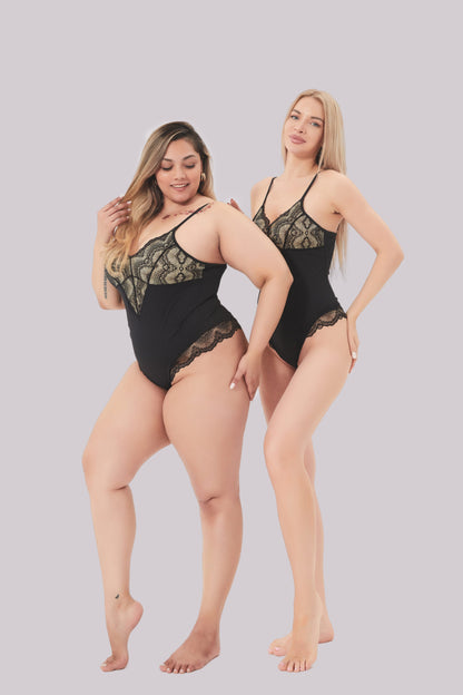 Konforella Rosaline - Dantelli Şekillendirici Body