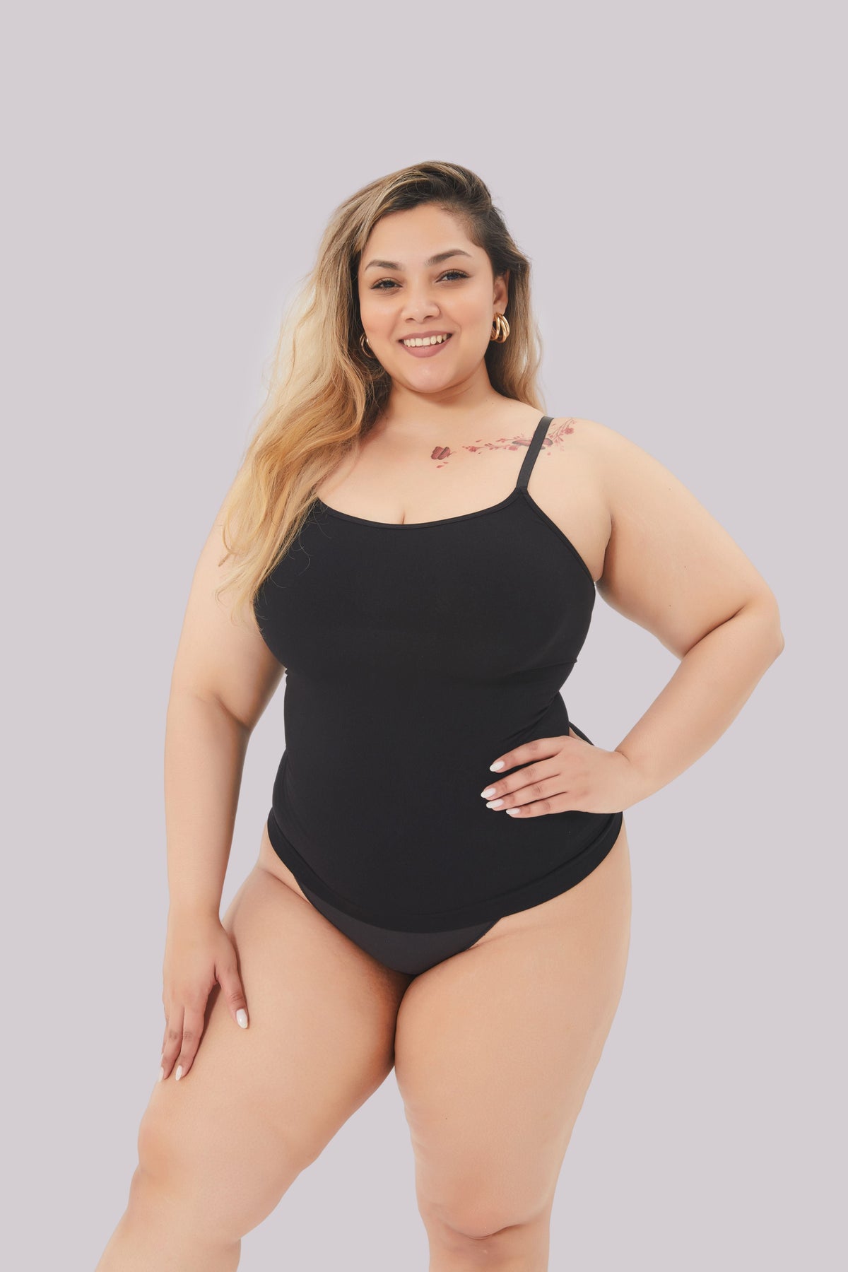 Konforella Alessia - Yuvarlak Yakalı Premium Kamisol