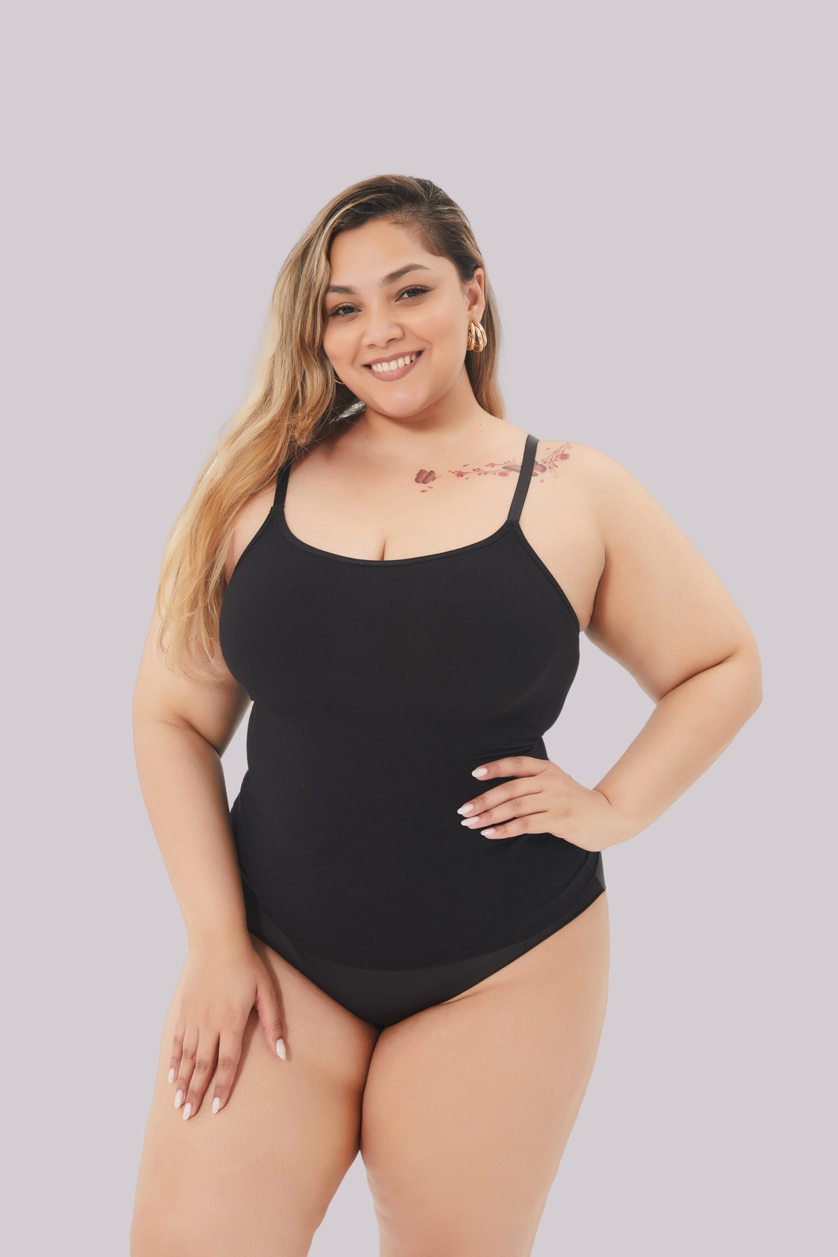 Konforella Alessia - Yuvarlak Yakalı Premium Kamisol