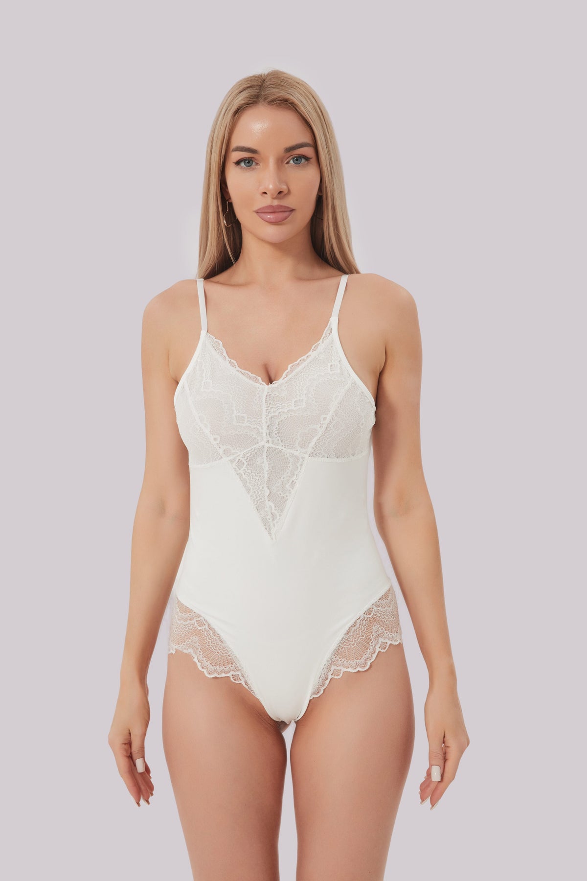 Konforella Rosaline - Dantelli Şekillendirici Body