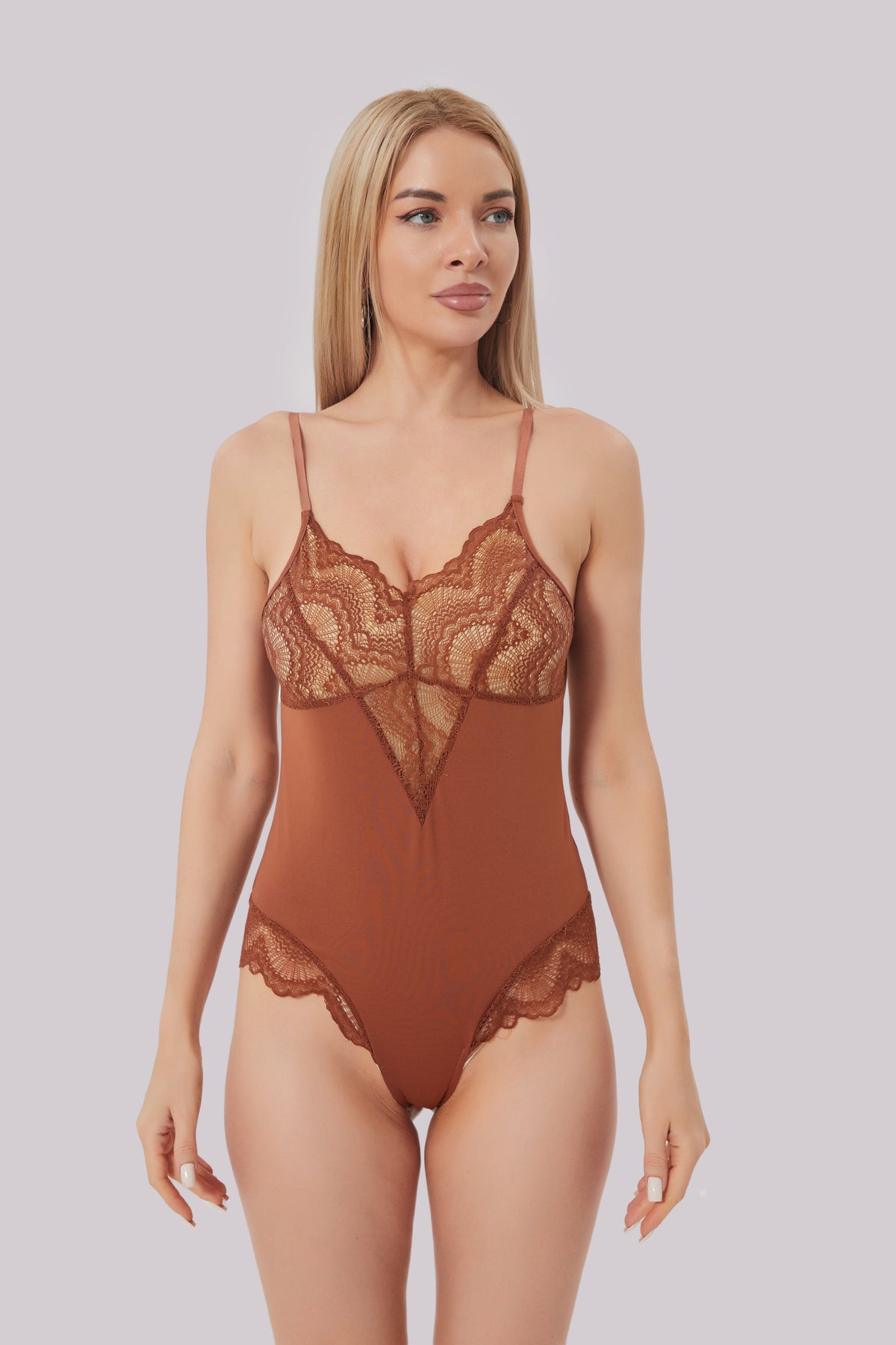 Konforella Rosaline - Dantelli Şekillendirici Body