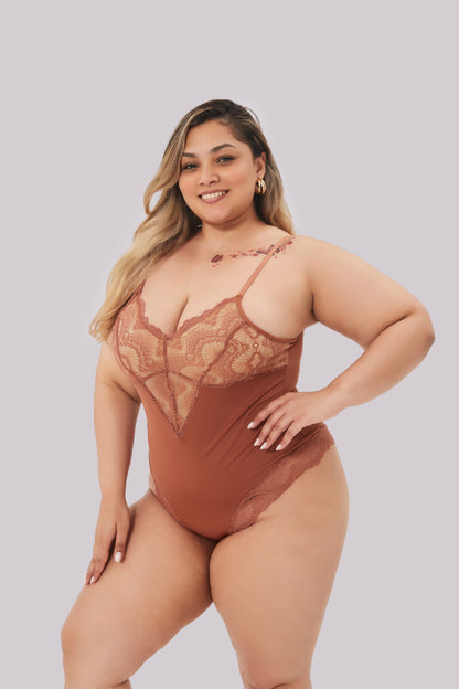 Konforella Rosaline - Dantelli Şekillendirici Body