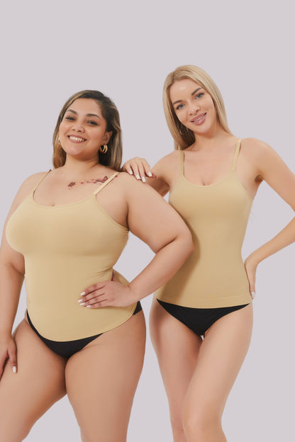 Konforella Alessia - Yuvarlak Yakalı Premium Kamisol