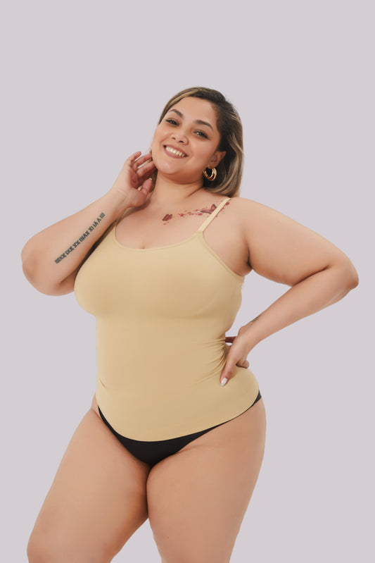 Konforella Alessia - Yuvarlak Yakalı Premium Kamisol